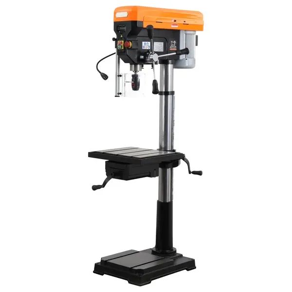 Perceuse à colonne capacité 30mm -400V triphasé - Course broche 120mm -table-étau lourde - PEUGEOT PROFESSIONNELS -  PPSC30TE