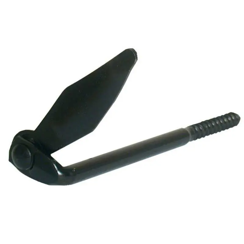 Arrêt de volet tourniquet à visser 180 mm Noir - TORBEL - 9410184