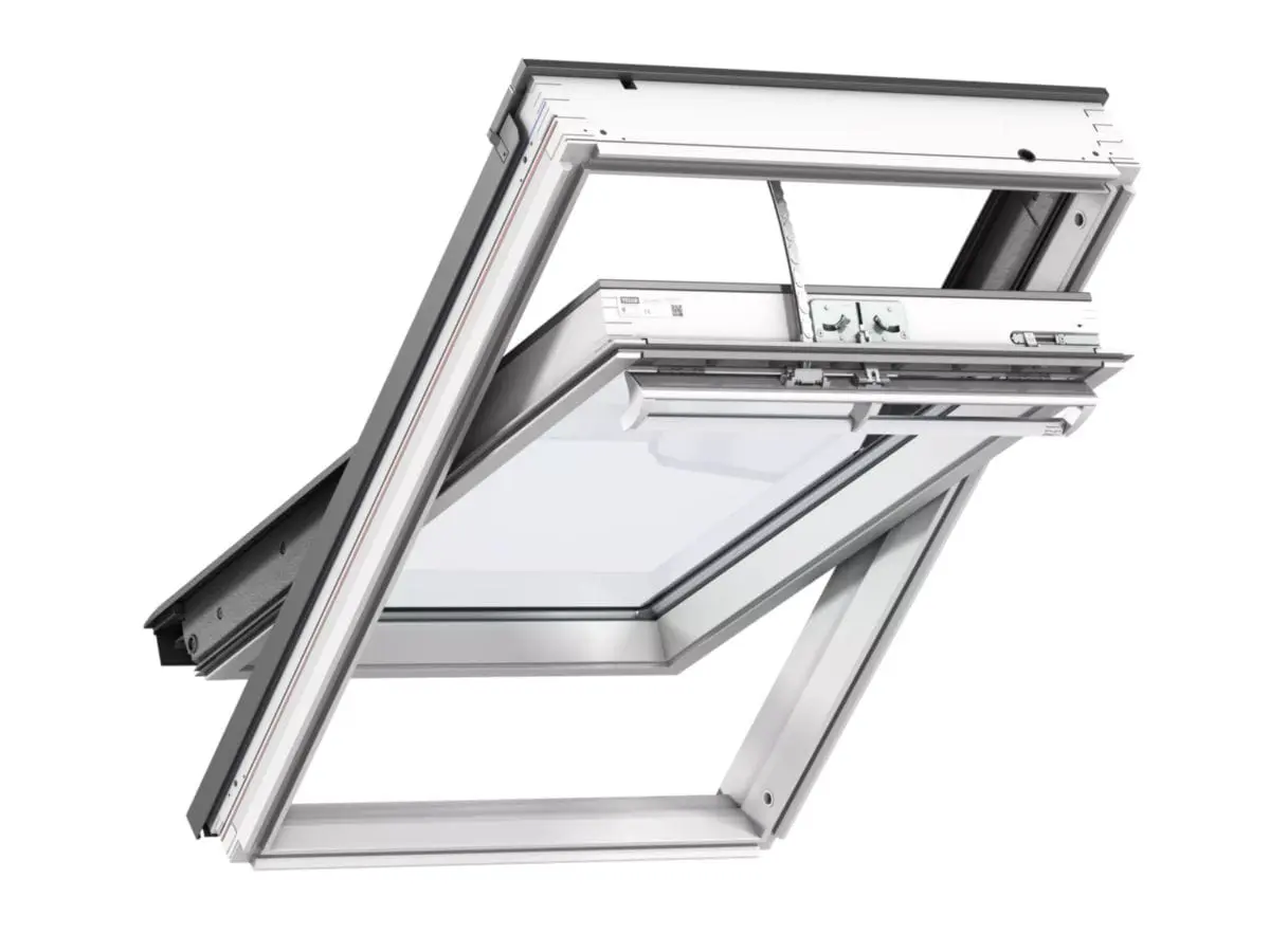 Fenêtre de toit solaire à rotation GGL Confort Blanc 55x98cm - VELUX - GGL CK04 207630