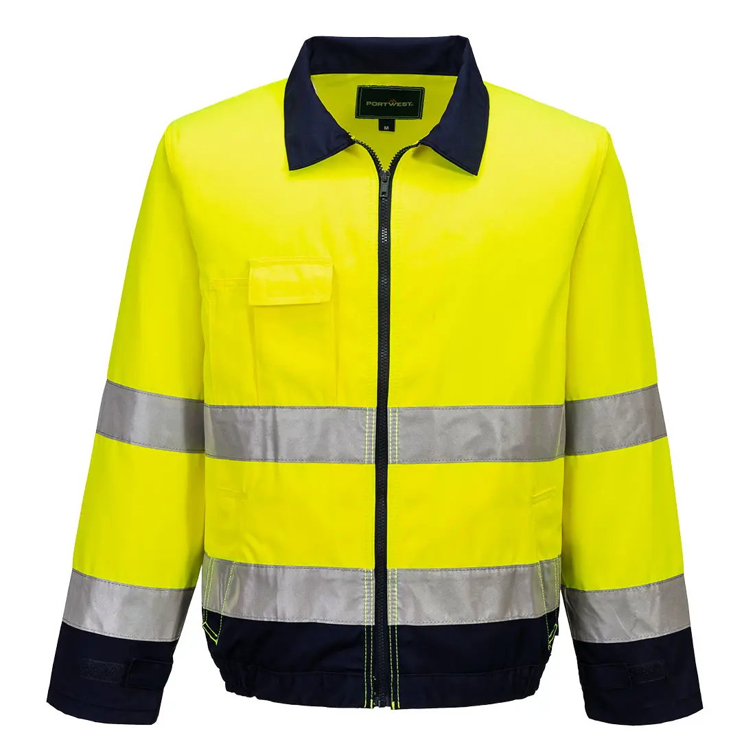 Veste HI-VIS madrid Jaune/Marine - PORTWEST - TX70YN