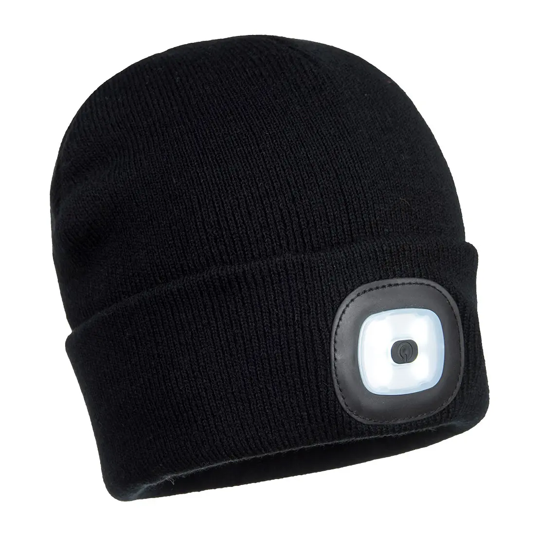 Bonnet beanie double led rechargeable Noir - PORTWEST - B028BKR