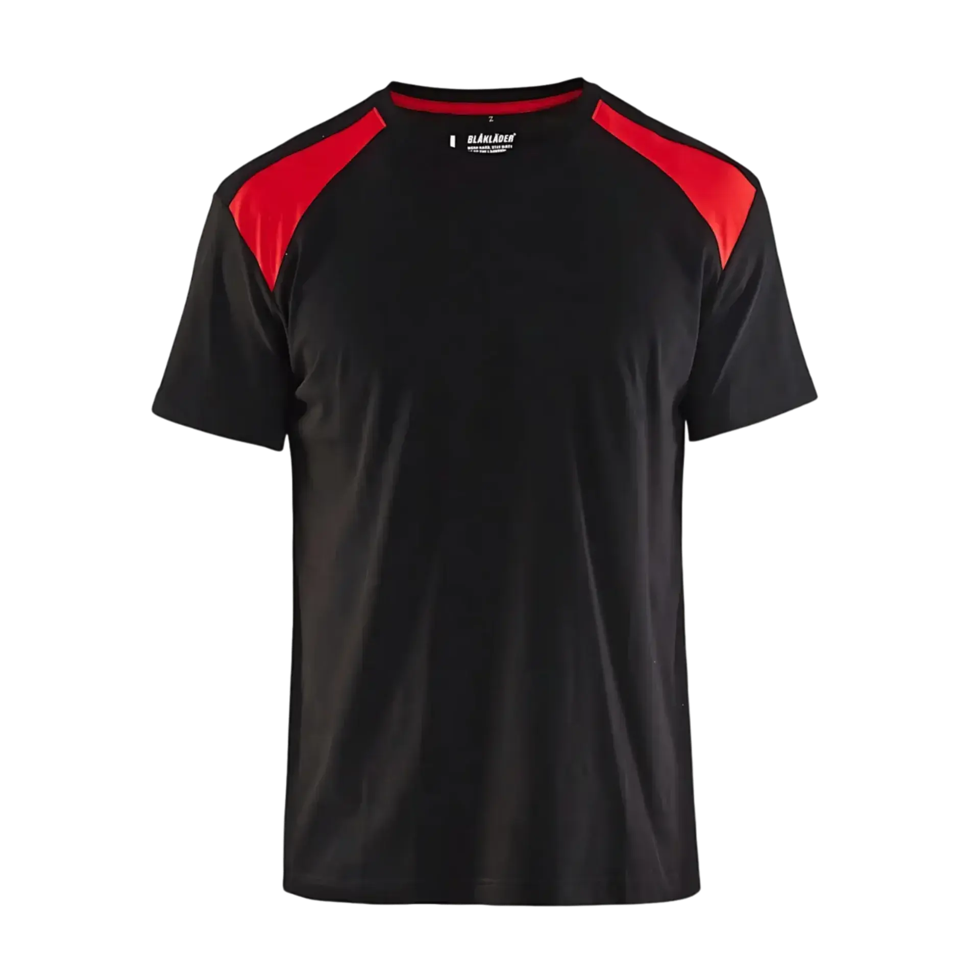 T-shirt Noir/Rouge - BLAKLADER - 33791042995