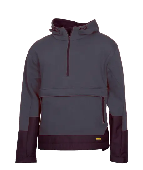 Sweat capuche gris avec membrane poche ventrale STANFORD - Tricots Bonnemaille - STANFORD 15