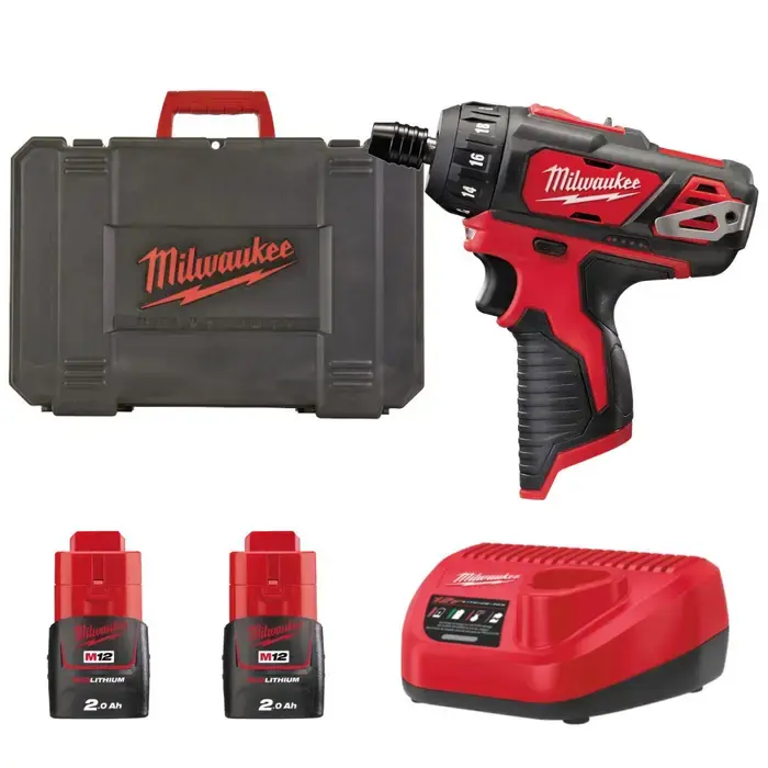 Visseuse compacte MILWAUKEE 12V Li-Ion M12 BD-202C - 4933441900