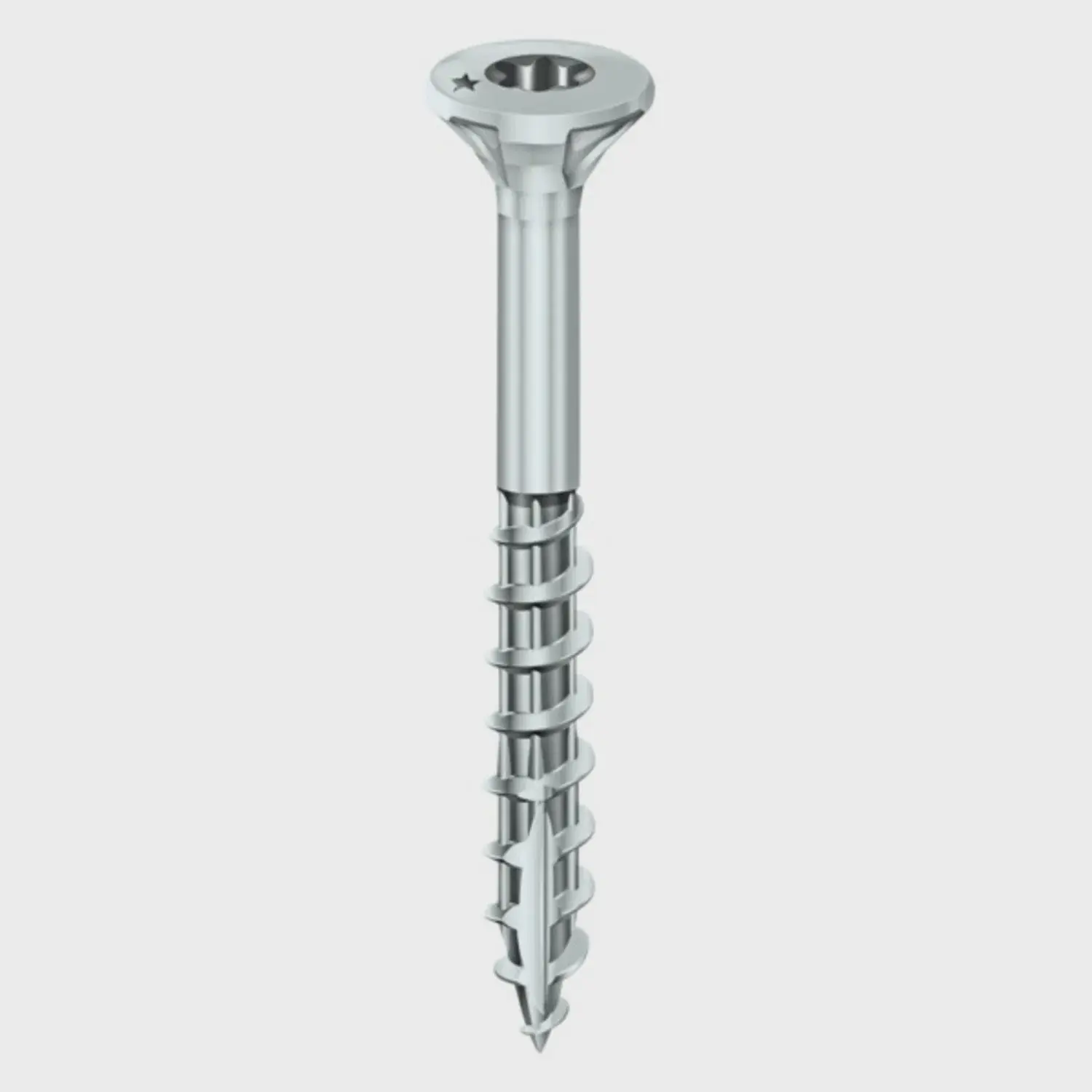 Lot vis à bois ROCKET® tête fraisée à empreinte Torx - Acier zingué (5 boîtes)