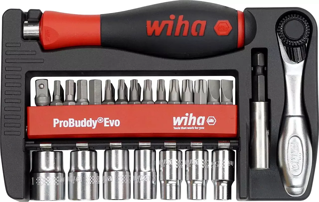 Jeu 40 d’embouts et de clés à douille ProBuddy® Evo - WIHA - 46960