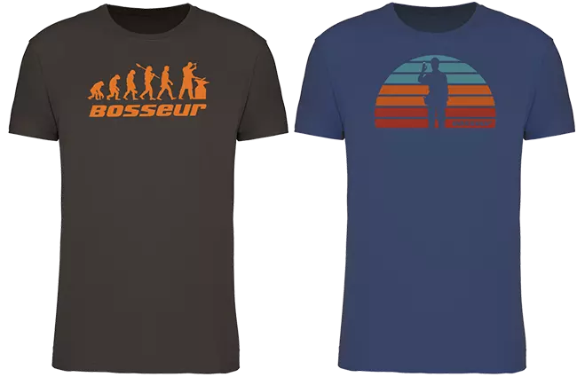 Lot de 2 t-shirt de travail BOSSEUR Evo Taupe - 12230 Lot de 2 t-shirt de travail BOSSEUR Evo Taupe - 12230