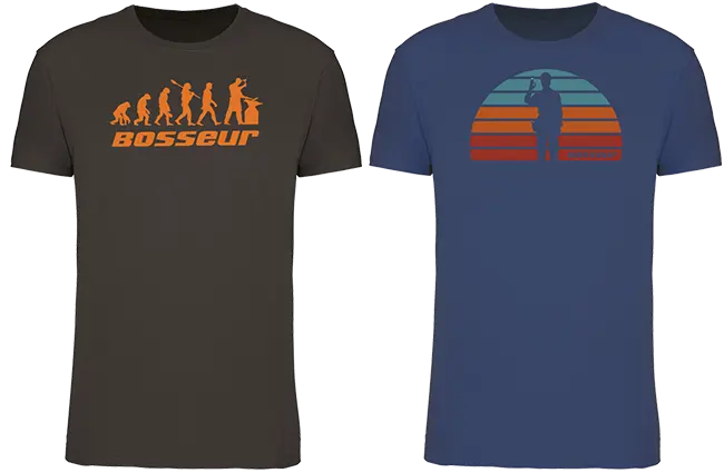 Lot de 2 t-shirt de travail BOSSEUR Evo Taupe - 12230