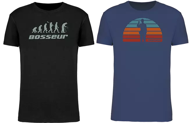 Lot de 2 t-shirt de travail BOSSEUR Evo Noir - 12232 Lot de 2 t-shirt de travail BOSSEUR Evo Noir - 12232