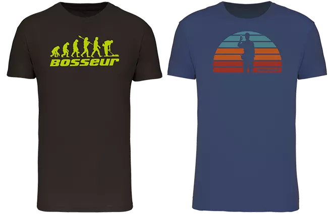 Lot de 2 t-shirt de travail BOSSEUR Evo Kaki - 12233 Lot de 2 t-shirt de travail BOSSEUR Evo Kaki - 12233