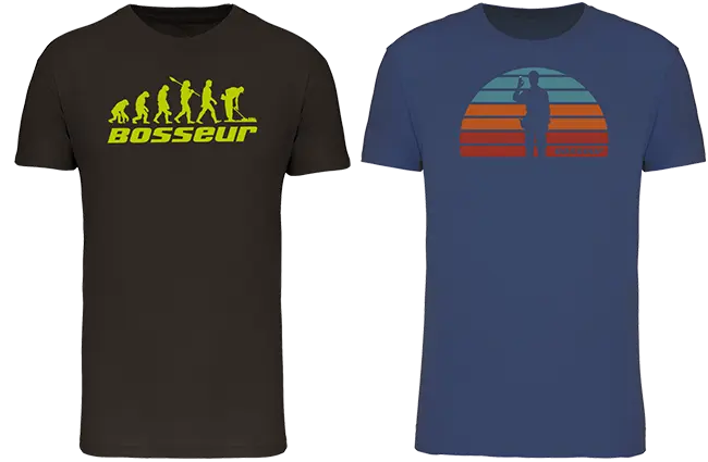 Lot de 2 t-shirt de travail BOSSEUR Evo Kaki - 12233