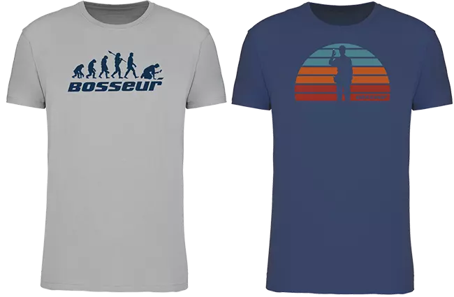 Lot de 2 t-shirt de travail BOSSEUR Evo Gris - 12236 Lot de 2 t-shirt de travail BOSSEUR Evo Gris - 12236