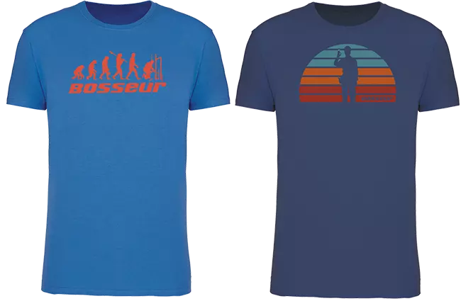 Lot de 2 t-shirt de travail BOSSEUR Evo Bleu royal - 12237 Lot de 2 t-shirt de travail BOSSEUR Evo Bleu royal - 12237