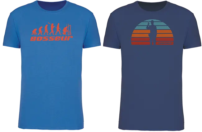 Lot de 2 t-shirt de travail BOSSEUR Evo Bleu royal - 12237-005