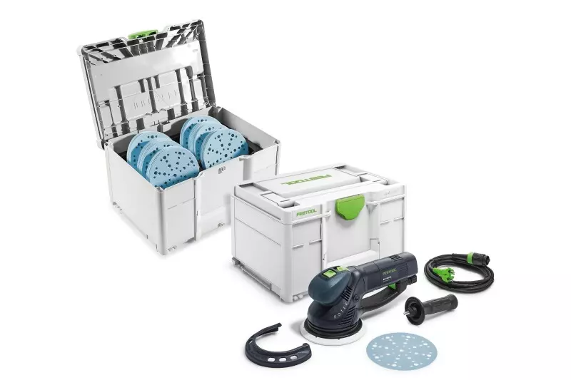 Ponceuse ROTEX RO 150 FEQ-SYS GR - FESTOOL - avec systainer d'abrasifs - Systainer - 578257 Ponceuse ROTEX RO 150 FEQ-SYS GR - FESTOOL - avec systainer d'abrasifs - Systainer - 578257