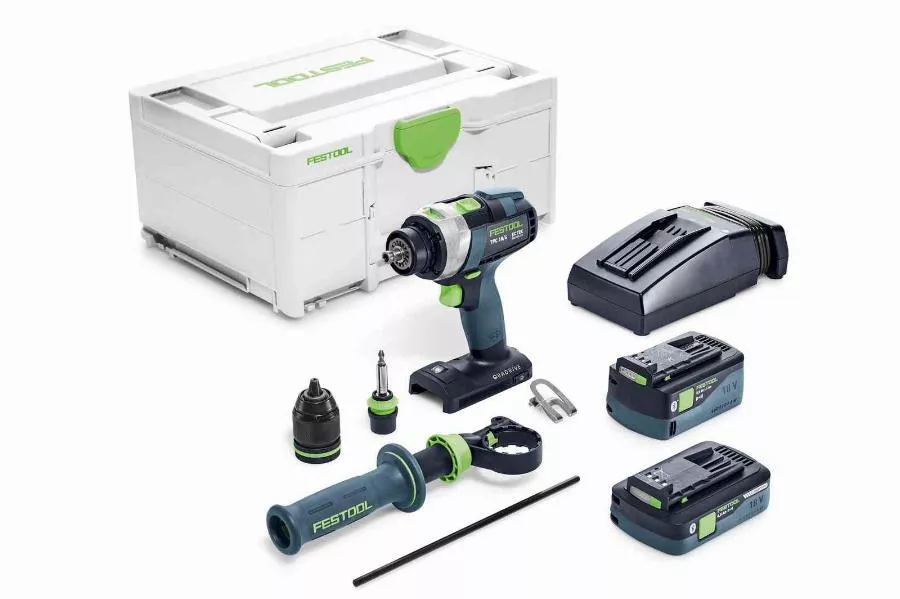 Perceuse-visseuse à percussion sans fil QUADRIVE TPC 18/4 5,0/4,0 I-Plus FESTOOL - 577651 Perceuse-visseuse à percussion sans fil QUADRIVE TPC 18/4 5,0/4,0 I-Plus FESTOOL - 577651