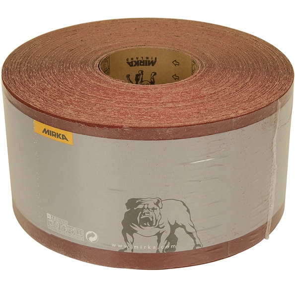 Bande abrasive papier long Avomax MIRKA ABRASIFS - 150 x 2640 mm - grain 120 - 374CG00112KF               