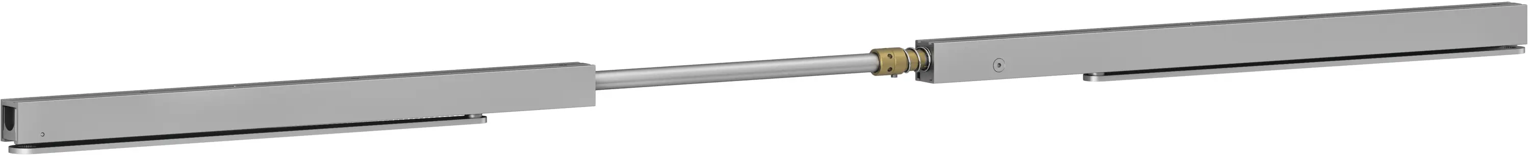 Rail coulissant encastré G881 avec sélecteur de fermeture pour ferme-porte DC860 - Argent EV1 - ASSA ABLOY - 11226000