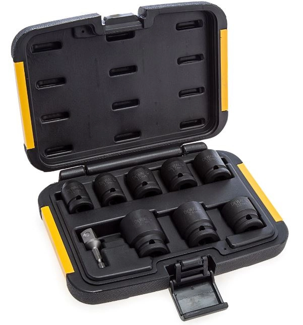 Coffret de 8 douilles à choc DEWALT - DT7507-QZ