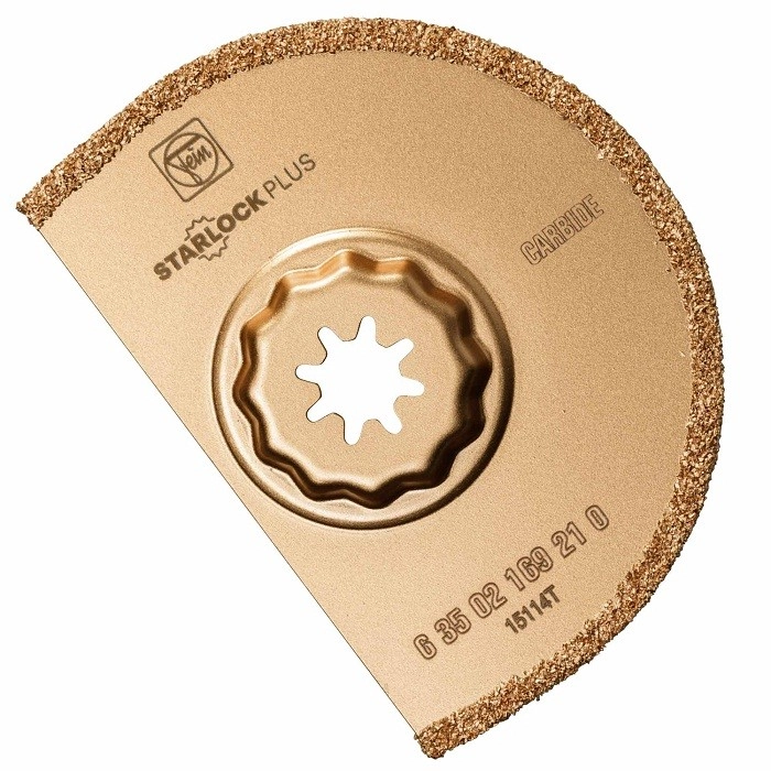 Lame à concrétion carbure Starlock FEIN pour joint carrelage mural - 75x2.2 mm - 63502118210 Lame à concrétion carbure Starlock FEIN pour joint carrelage mural - 75x2.2 mm - 63502118210