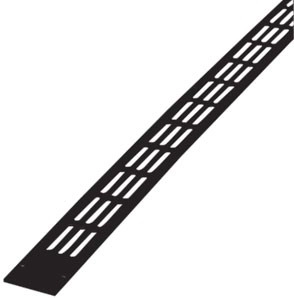 Grille plate alu 478/1 RENSON - 275 mm - noir ral 9005 - 00047818