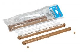 NICOLL Kit Double Régulateur + Déflecteur + Cache Vis 30m³ Gris Clair - 1KHF130G