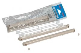 Kit double régulateur + déflecteur + cache vis + vis 30m³ NICOLL - sable - 1KHF130S