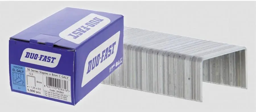 Boîte 5000 Agrafes série LDS droites galvanisées SPIT - 50 x 8 mm - 392861