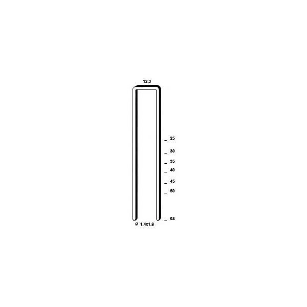 Agrafes S4/16NC BOSTITCH - L.40 mm - Boîte de 10000 - 1164001Z