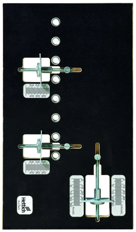 Gabarit HETTICH  Practica pour perçage de fixation de façade de tiroirs - 9162018