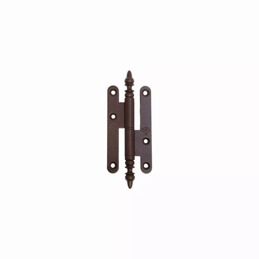 Paumelle rustique BROS acier époxy rouillé - 110x55 - Gauche - 1-3-A-RG1155-ER