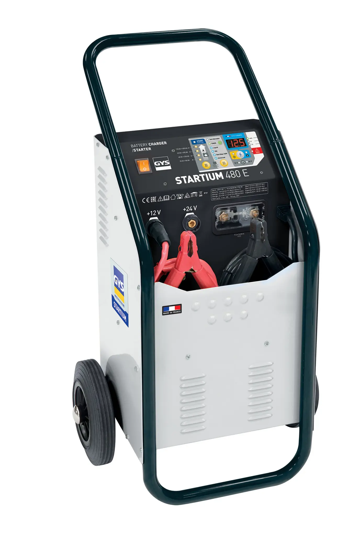 Chargeur démarreur STARTIUM 480E 12/24 V - GYS - 026483