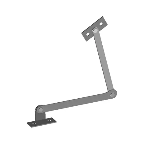 Compas à genouillère 7550 MONIN - L.175 mm - droite nickelé - 531100