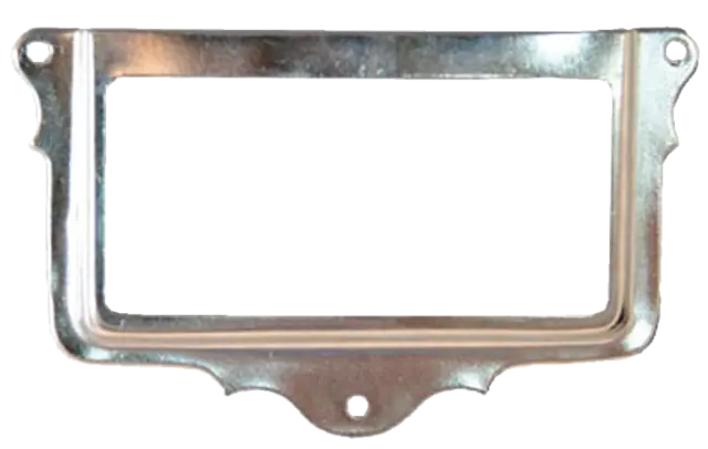Porte étiquette GUILBERT - 66 x 31 mm - nickelé - 4273220
