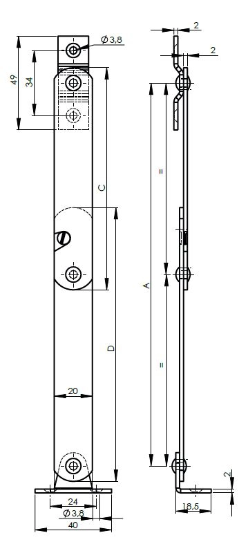 Compas à Arrêt Monin MONIN - TB INDUSTRIE Stop Compass With Bracket 7554 MONIN-300 X 20 Mm Compas Arrêt Avec équerre MONIN Compas à Arrêt Monin MONIN - TB INDUSTRIE Stop Compass With Bracket 7554 MONIN-300 X 20 Mm Compas Arrêt Avec équerre MONIN