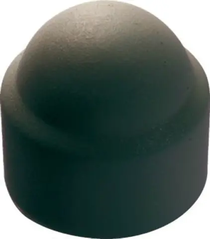 Boîte de 100 caches écrous hexagonaux noirs Ø 10mm ACTON - 8560010            