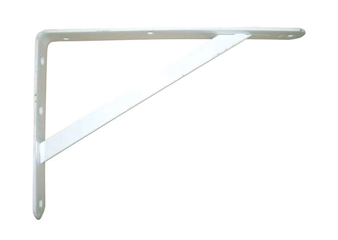 Console lourde charge avec jambe de force 330 x 500 mm TORBEL - blanche - J503695 Console lourde charge avec jambe de force 330 x 500 mm TORBEL - blanche - J503695