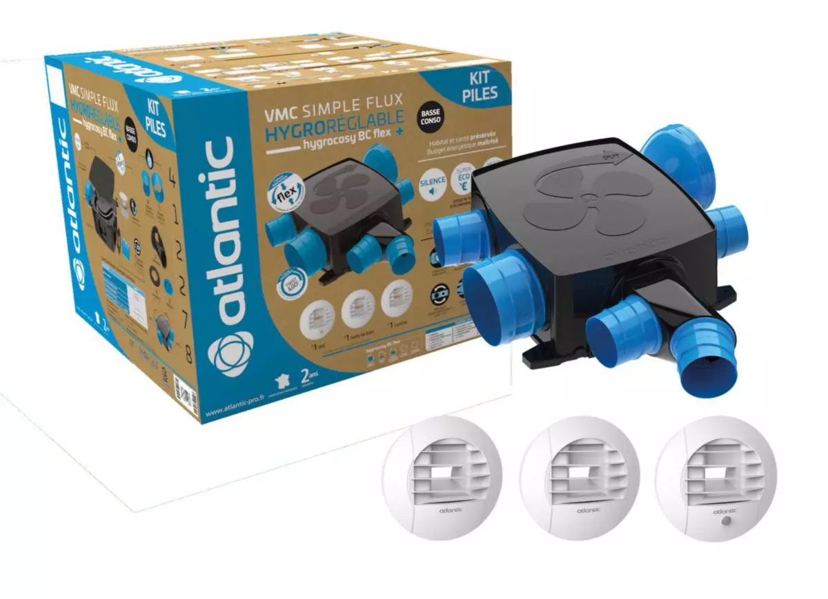 VMC simple flux KT HYGRO BC FLEX + - - ATLANTIC - 412278 VMC simple flux KT HYGRO BC FLEX + - - ATLANTIC - 412278