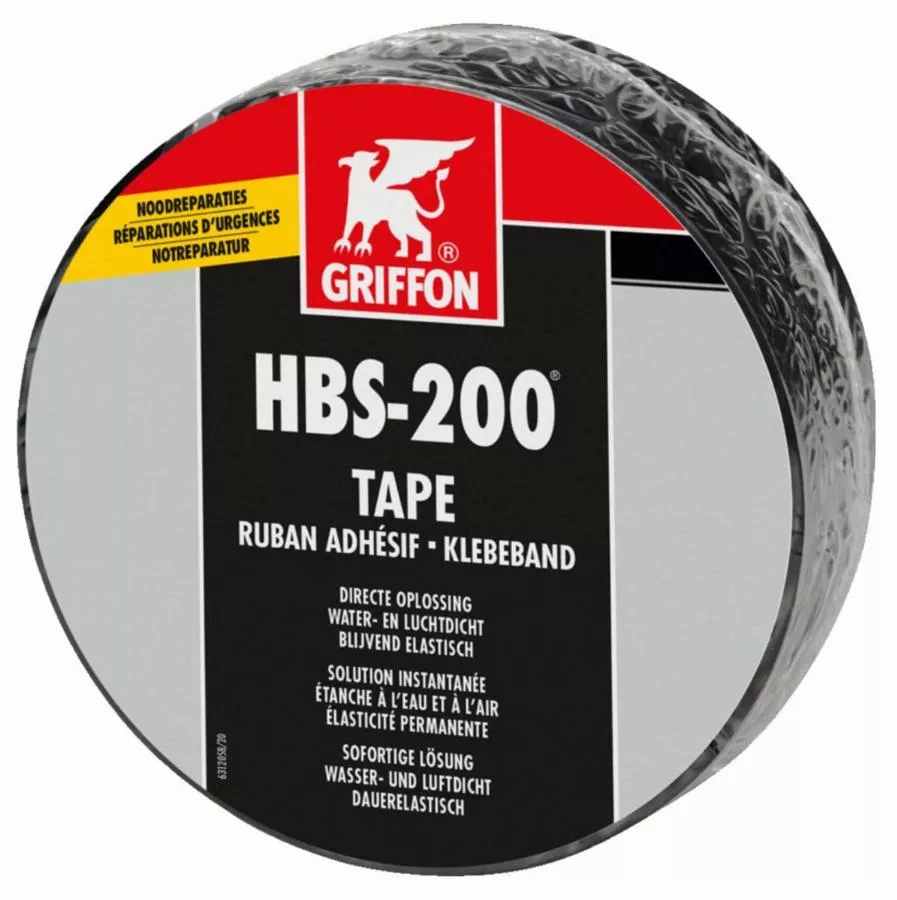 Rouleau adhésif d'étanchéité immédiate HBS-200 Tape GRIFFON 5m x 7,5cm - 6312056