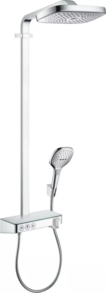 Colonne de douche HANSGROHE Raindance Select E 3jet avec mitigeur thermostatique ShowerTablet Select 300 chromé - 27127000 Colonne de douche HANSGROHE Raindance Select E 3jet avec mitigeur thermostatique ShowerTablet Select 300 chromé - 27127000