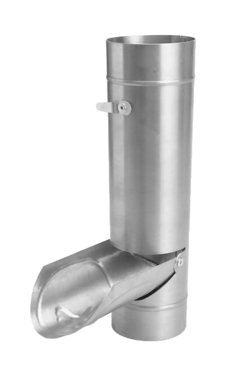 Récupérateur d'eau à clapet - quartz-zinc - Ø 80 mm - VMZINC - 220004098