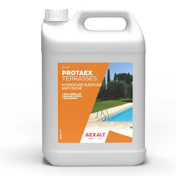 Protaex Terrasses - Hydrofuge, oléofuge, anti tache - 5 Litres - AEXALT - AT413