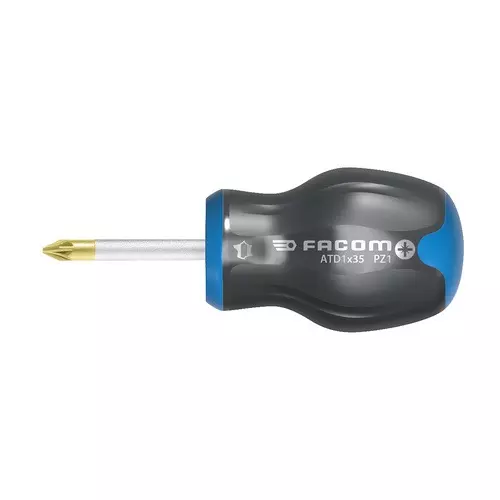 Tournevis cruciforme Protwist PZ 2x35 - FACOM - Lame courte - ATD2X35 Tournevis cruciforme Protwist PZ 2x35 - FACOM - Lame courte - ATD2X35