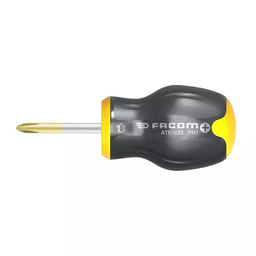 Tournevis Protwist pour vis cruciformes Phillips PH 1x25 - FACOM - Lame courte - ATP1X25