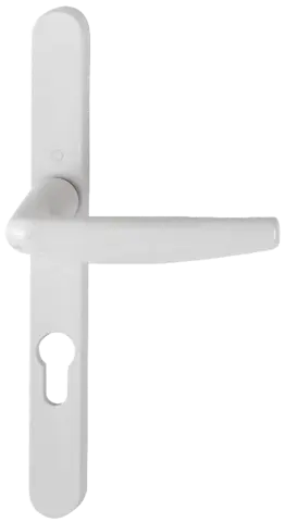 Ensemble de porte-fenêtre plaque étroite Atlanta 1530/300LMSGL HOPPE Blanc crème 9001 Entr.70 C.7 - ép.68/77 - 3305150