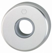 Paire de rosaces Cortina 42K HOPPE Argent - Bec de cane - 762712
