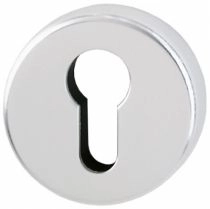 Paire de rosaces Cortina 42KS HOPPE Argent - Clé i - 762750