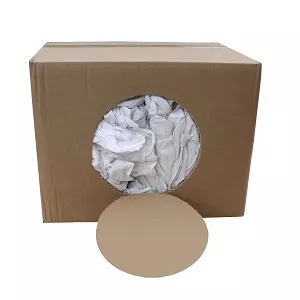 Carton de 10 Kg de chiffons blanc CRISTAL HYGIENE - ETC0041