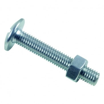 Boulon poêlier LENNIE tête ronde large - Ø6x70 - boite de 100 - BRL0607002B