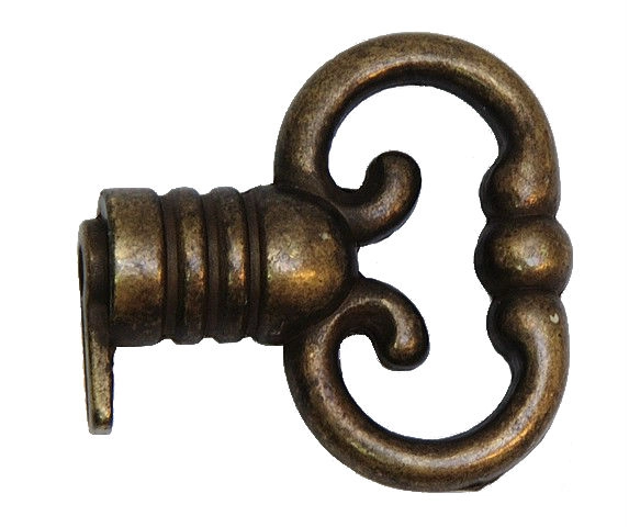 Fausse clé 312 BROS - zamack vieux bronze - 312-Z-4